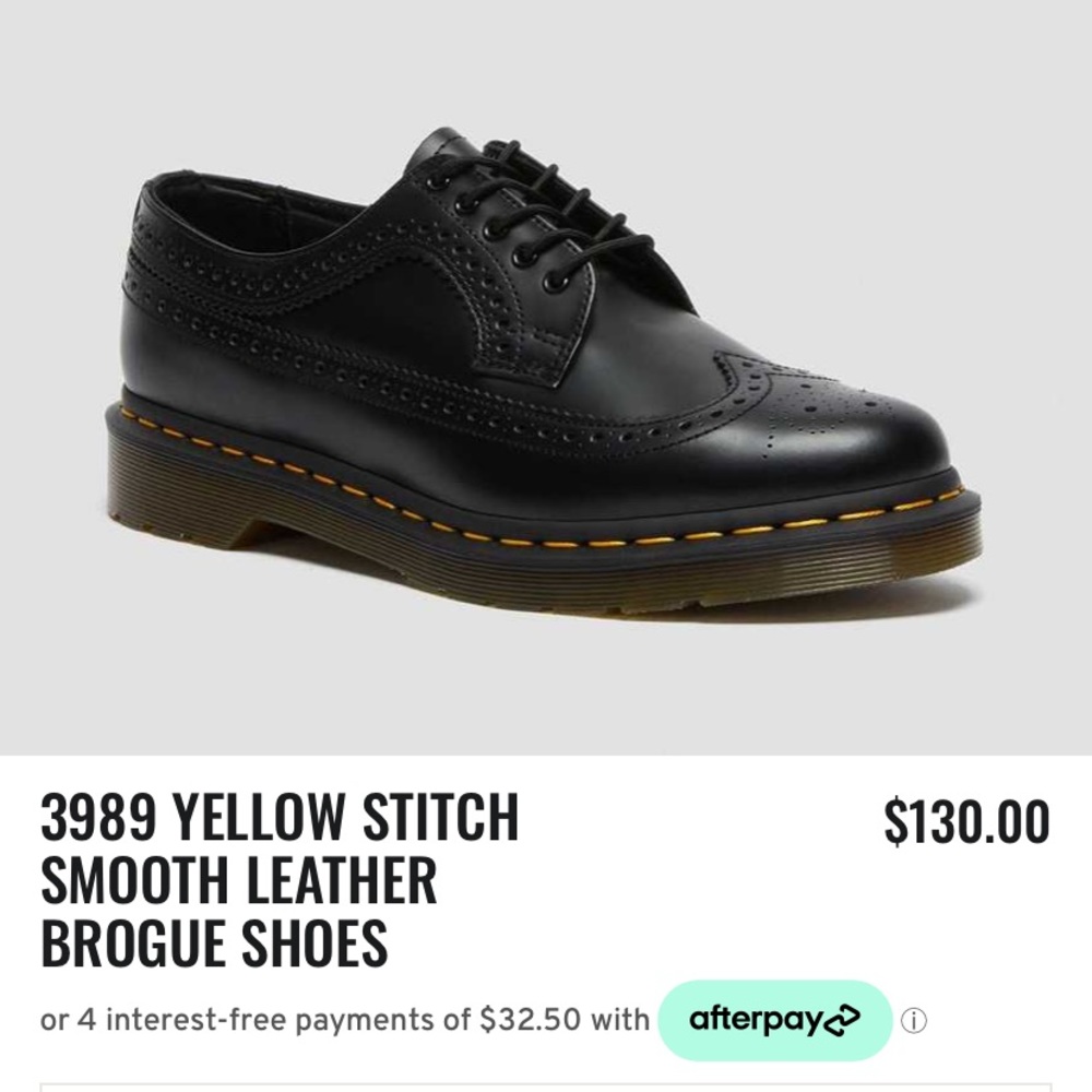 Dr Marten’s 3989 brogue shoes